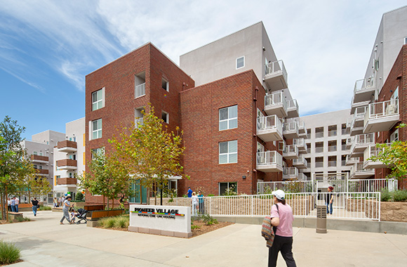Pioneer Village landing page